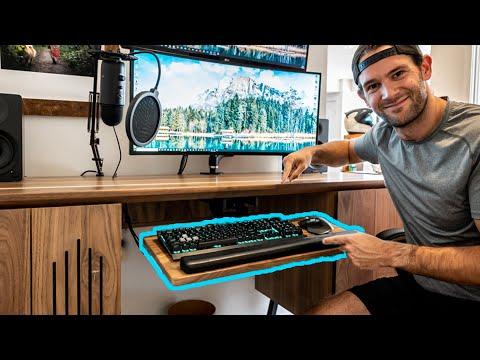 Fixing My DIY Dream Desk - Custom Walnut Keyboard Tray Build