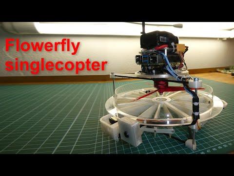 Flowerfly singlecopter drone