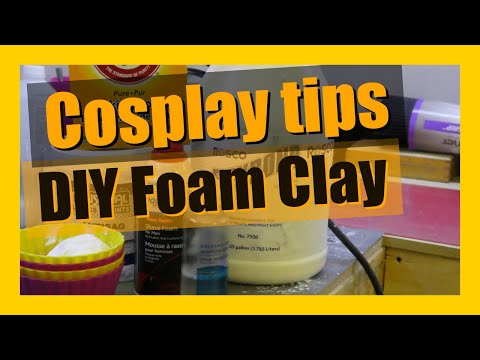 Foam clay: Make your own DIY style. Cosplay tips and tricks