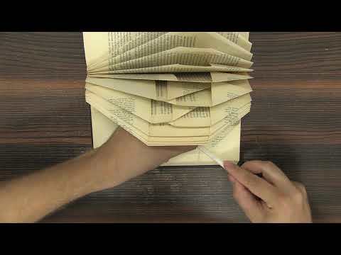 Folded Book Art - Clear step by step tutorial - Complete online workshop - Learn how to fold