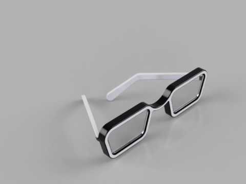 Folding Sunglasses Made in Fusion 360