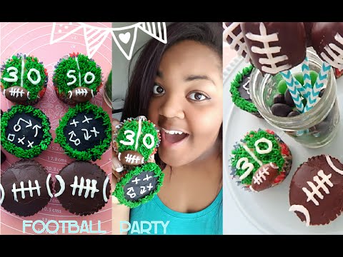 Football Party Cupcakes &amp;amp; Marshmallow Pops | DIY w/ Mom