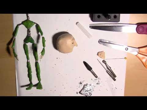 Frank Zappa Puppet: Sculpting Timelapse - Making Eyes