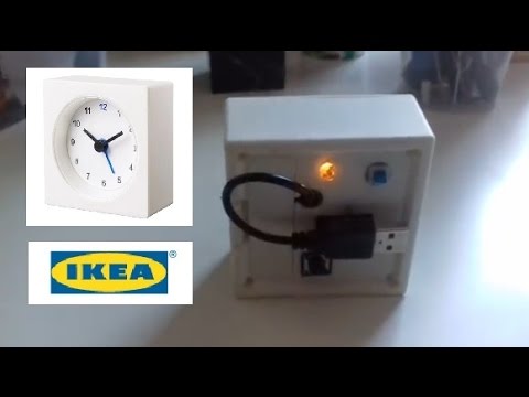 From an IKEA Vackis alarm clock to a cool MP3 player with USB cable using a DFPlayer sound module