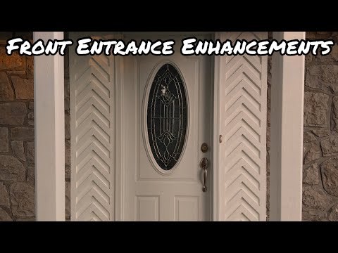 Front Entrance Makeover - Adding Curb Appeal