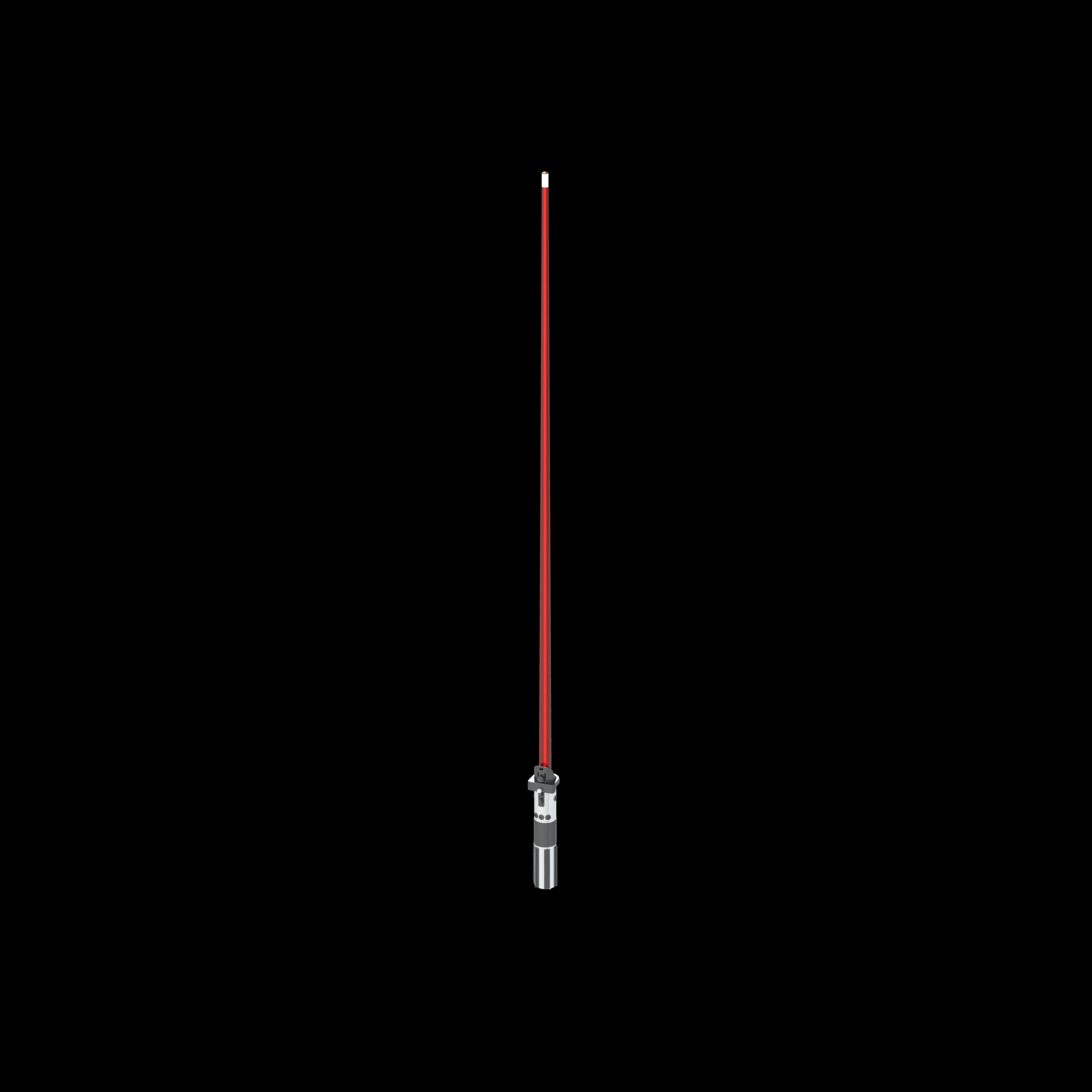 Front-Angled Image (Lightsaber Cue Stick) (Darth Vadar) (POOL CUE).JPG