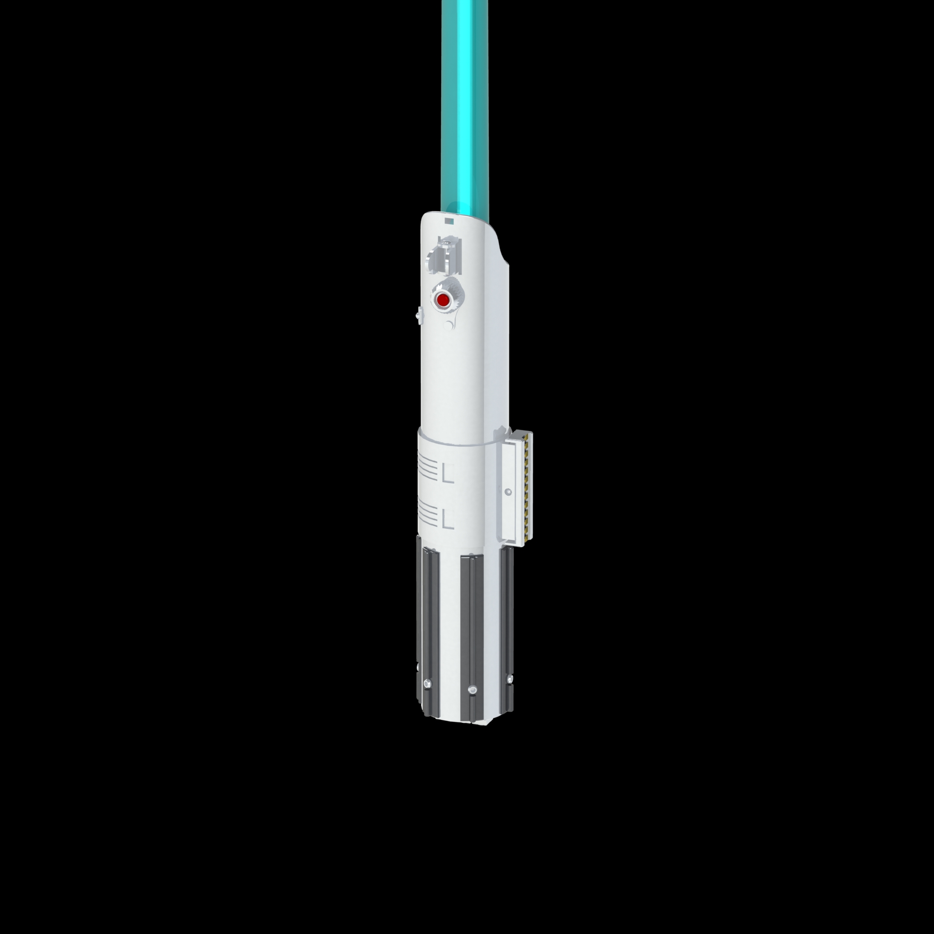 Front-Angled Image (Lightsaber Cue Stick) (Luke Skywalker) (POOL CUE) (CLOSE UP).JPG