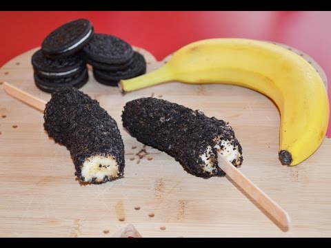 Frozen Banana Oreo Pops Treats - Easy and Quick Snacks for kids