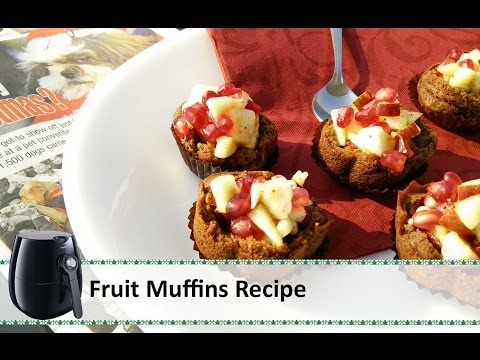 Fruit Muffins | Philips Airfryer Recipes | Christmas Recipes | X-mas Recipes by Healthy Kadai