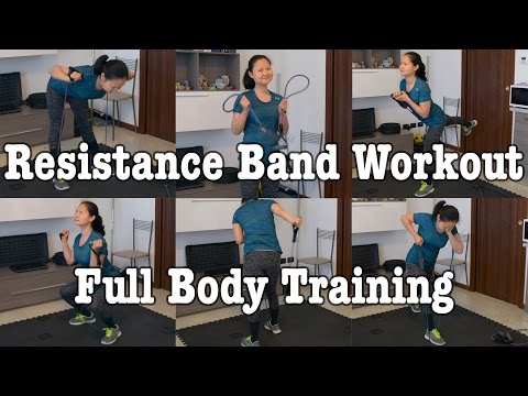 Full Body Resistance Band Training Workout