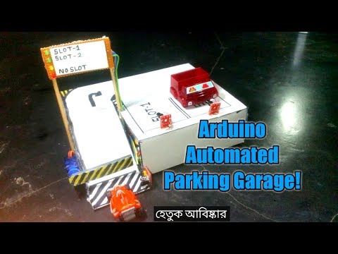 Fully Automated Parking Garage !! arduino diy.