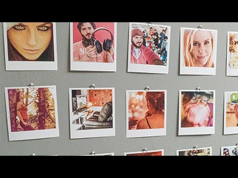 Fun Photography Project | Awesome &amp;quot;Polaroid&amp;quot; Style Print Wall