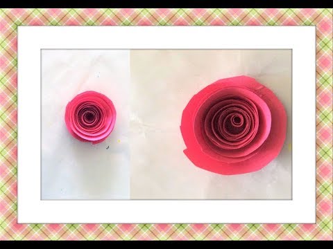 Fun to make and so Easy Paper Roses