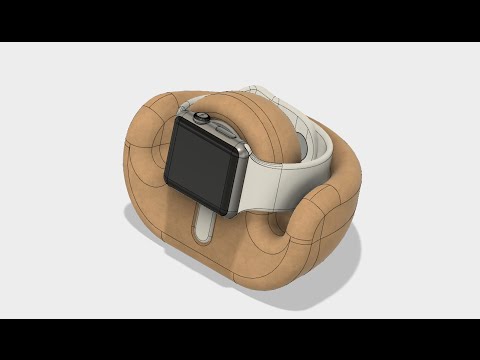 Fusion 360 Smart Watch Dock Modeling Demo