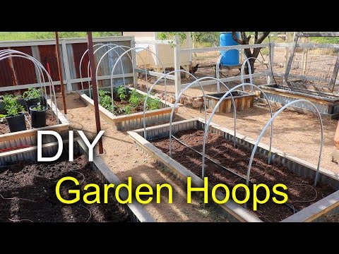 Garden Hoops with a Pallet - How to make