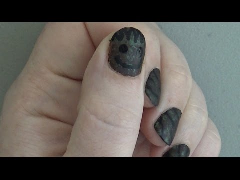 Geeky Living: Groot Nail Art
