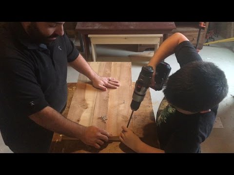 Get Kids Woodworking Ep. 16 Rustic Mug Rack