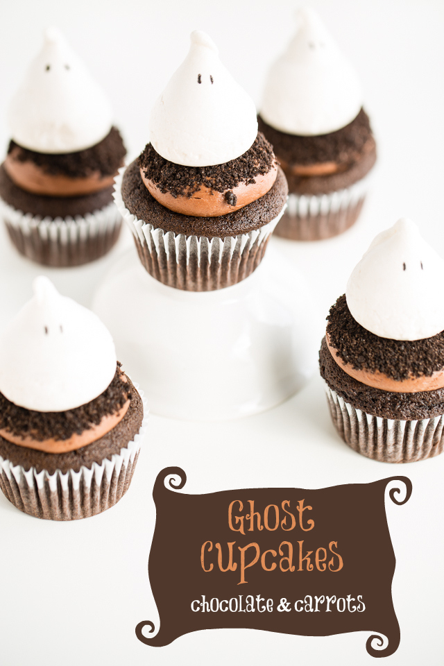 Ghost Cupcakes | chocolateandcarrots.com.jpg