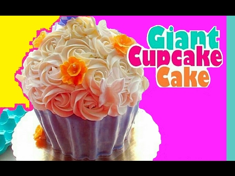 Giant Cupcake Cake | No Mold