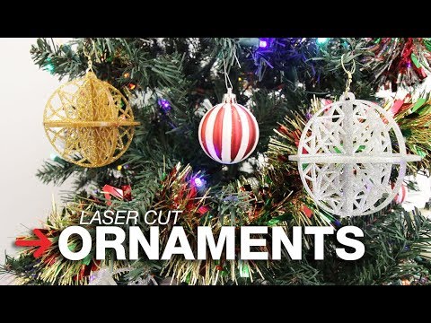 Glitter Acrylic | Laser Cut Ornaments | Glitter Acrylic Ornaments