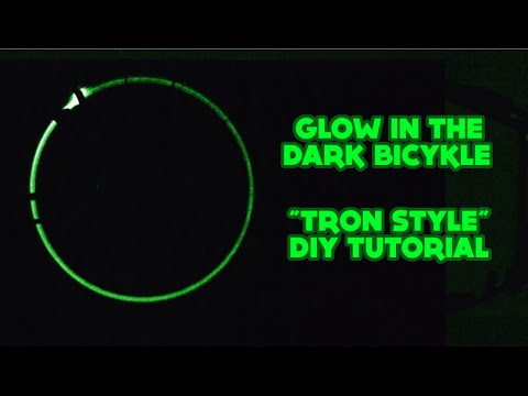 Glow In The Dark Bicycle &amp;quot;Tron Style&amp;quot; - DIY Tutorial