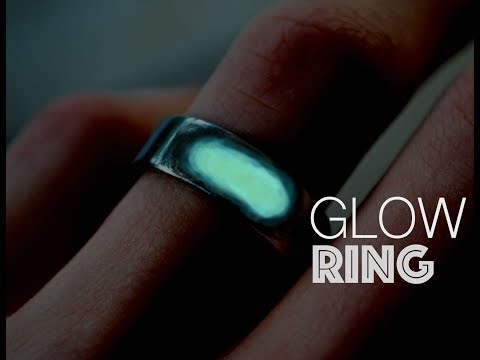 Glow In the Dark Ring | Made from Skateboard Bearing