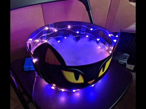 Glowing LED Halloween Candy Bowl