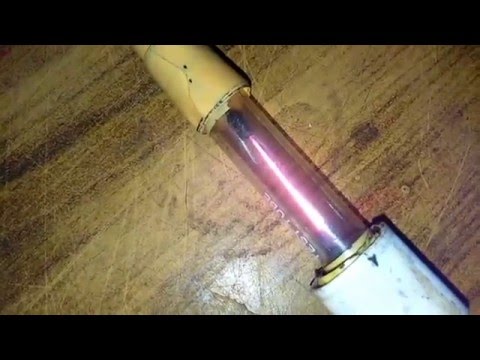 Glowing pencil lead