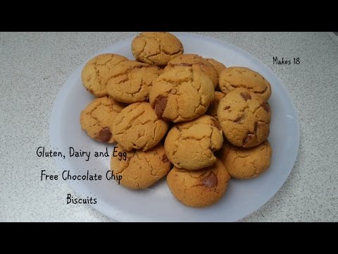 Gluten, Dairy and Egg Free Chocolate Chip Biscuits