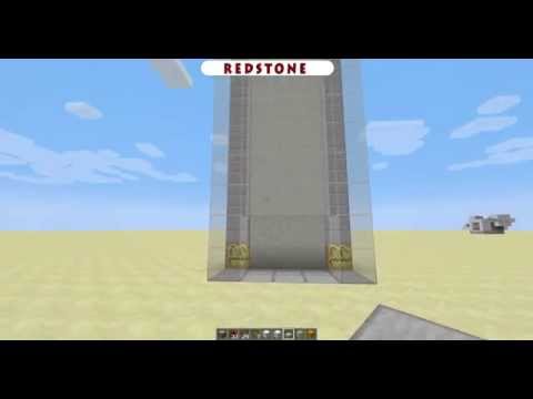 Go Down Machine - Redstone Tutorial with Andrew MC