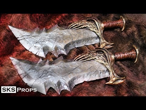 God of War Blades of Chaos Hand Sculpted and Resin Cast SKS Props