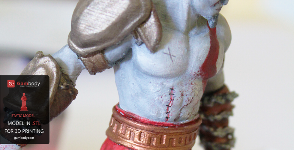 God of war painted 3d figurine.png