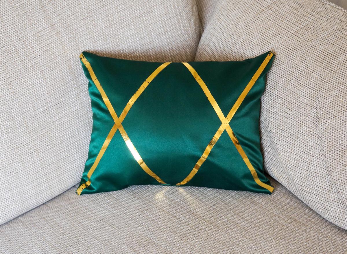 Green &amp; Gold Cushion 6i.jpg