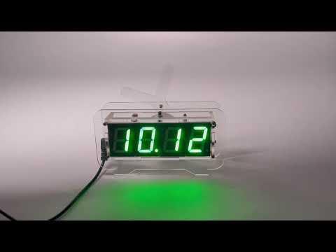 Green LED Electronic Clock DIY Kit