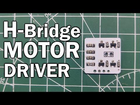 H-Bridge Motor Driver made from Mosfets