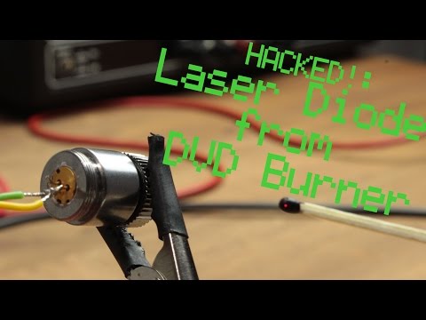 HACKED!: Laser Diode from DVD Burner || Constant Current Source