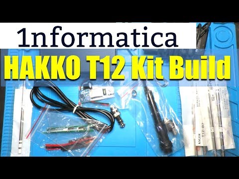 HAKKO T12 Temperature Controlled Soldering Iron Kit - Electronic Project from Banggood