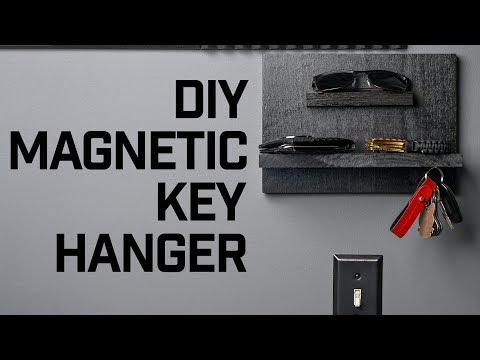 HOW TO // DIY Magnetic Key Hanger