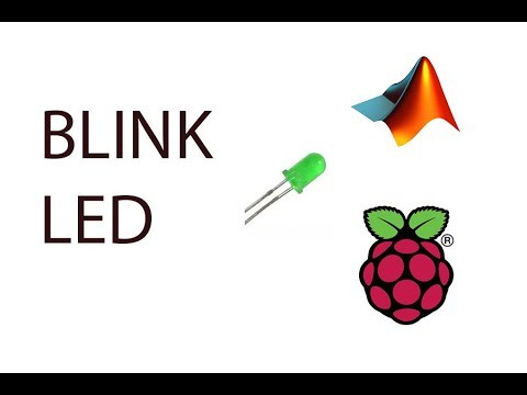 HOW TO BLINK LED IN RASPBERRY PI USING MATLAB