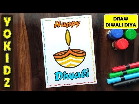 HOW TO DRAW DIWALI DIYA