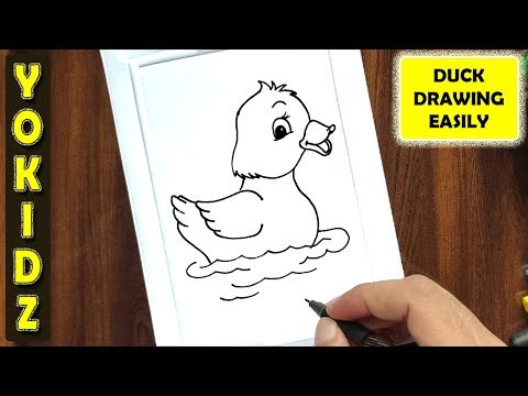 HOW TO DRAW DUCK EASILY