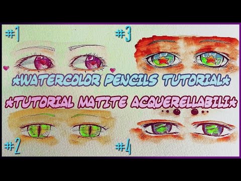 HOW TO DRAW KAWAII FEMALE ANIME - MANGA EYES ( 4 WAYS ) / Drawing Tutorial