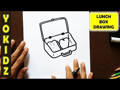 HOW TO DRAW LUNCH BOX