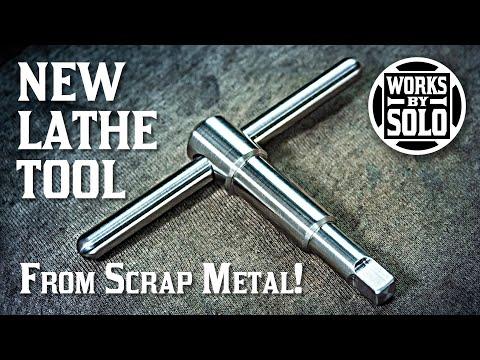 HOW TO MAKE A LATHE TOOL FROM SCRAP METAL // BEGINNER METAL LATHE PROJECT // TOOLS MADE FROM SCRAP