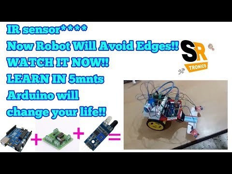 HOW TO MAKE EDGE AVOIDING ARDUINO ROBOT