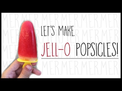 HOW TO MAKE JELL-O POPSICLES |MER|