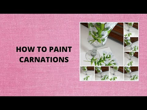 HOW TO PAINT CARNATIONS | Popular Wedding Flowers | Painting Tutorial | Aressa1 | 2020