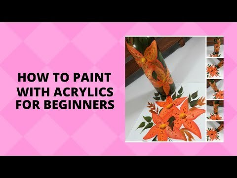 HOW TO PAINT WITH ACRYLICS FOR BEGINNERS | Learn to Paint | Tutorial | Aressa1 | 2020