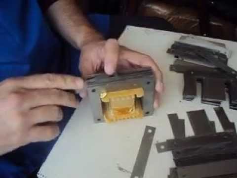 HOW TO REASSEMBLE A TRANSFORMER CORE