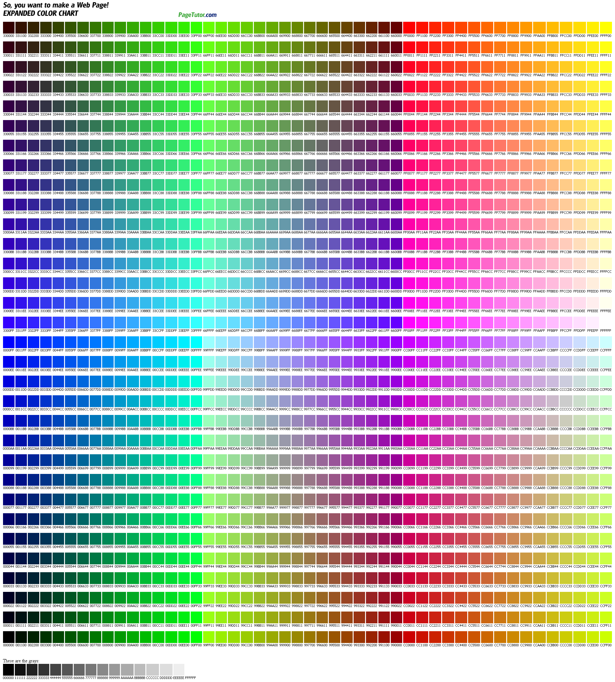 HTML color chart.bmp